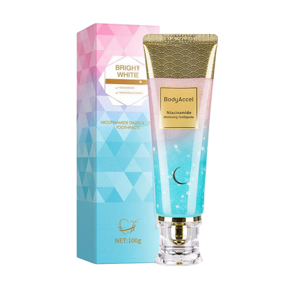 BodyAccel Натурална избелваща паста – Нежна формула с ниацинамид