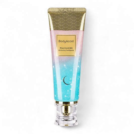 BodyAccel Натурална избелваща паста – Нежна формула с ниацинамид
